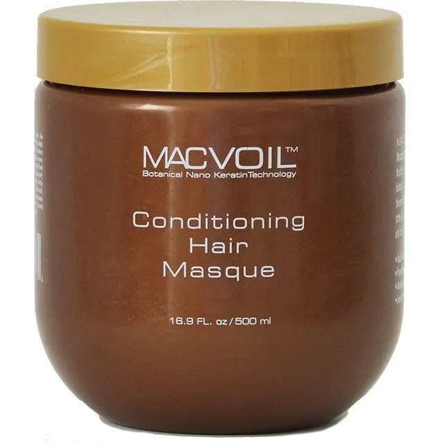 Image of the 500 milliliter bottle of Macvoil Conditioning Hair Masque. 
