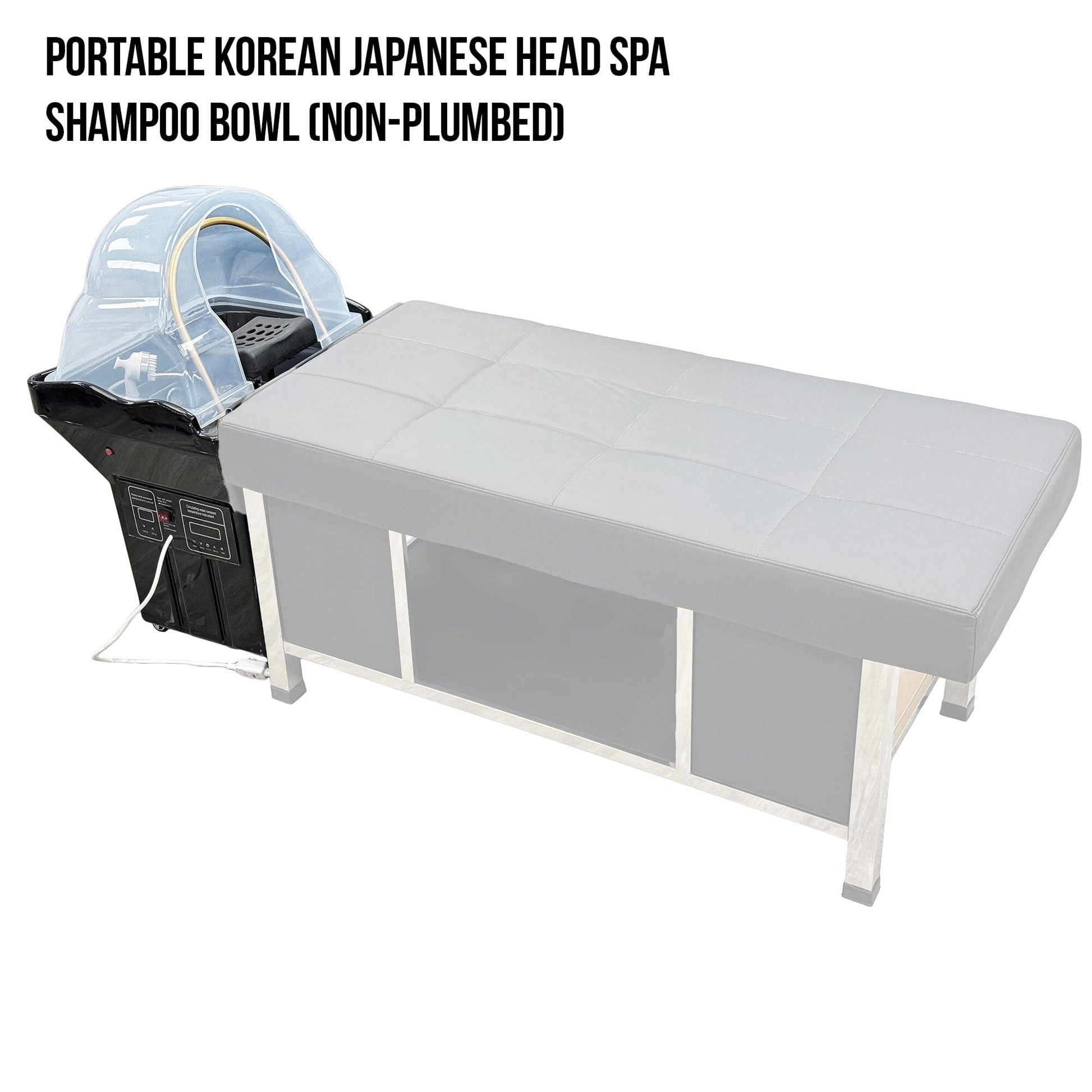 NON-PLUMBED Japanese Spa Bed with Head Spa Bowl | SSW8750P | Water Circulation | Shampoo Unit | SSW SHAMPOO UNITS AND CABINETS SSW 