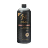 Image of the 34 fluid ounce Norvell Dark Handheld Spray Tan Solution bottle. 