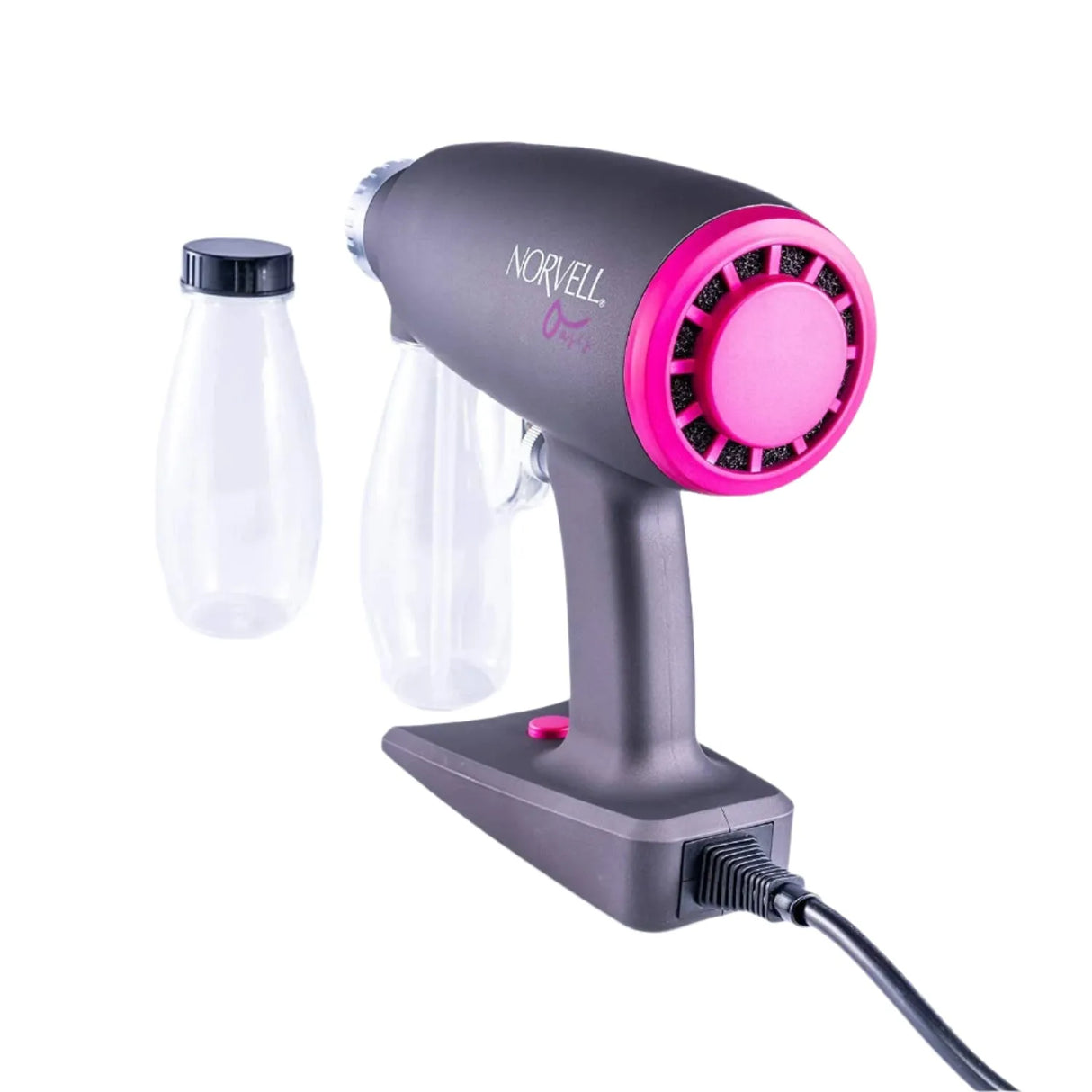 Rear view of the Norvell Oasis Portable Spray Tan Gun. 