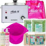 NudeU Advanced Hard Wax Kit
