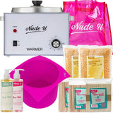NudeU Advanced Hard Wax Kit