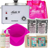 NudeU Advanced Hard Wax Kit