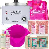 NudeU Advanced Hard Wax Kit