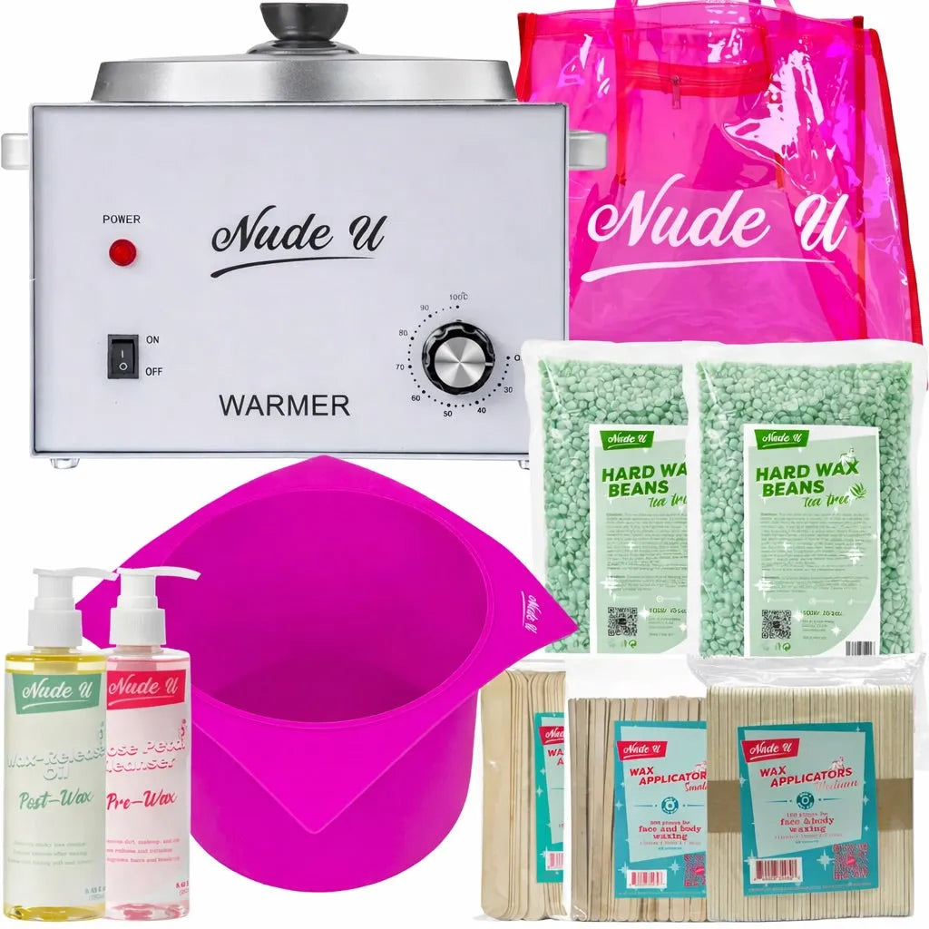 NudeU Advanced Hard Wax Kit