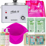 NudeU Advanced Hard Wax Kit