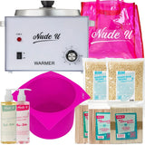 NudeU Advanced Hard Wax Kit