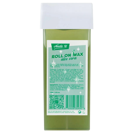 Main image of the NudeU Aloe Vera Roll-On Depilatory Wax Cartridge