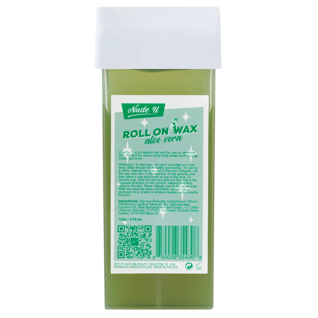Main image of the NudeU Aloe Vera Roll-On Depilatory Wax Cartridge