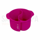 Main image of the 400 gram NudeU Dual Pot Reusable Silicone Wax Warmer Liner. 