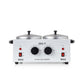 Main image of the NudeU Professional Double Pot Wax Warmer. 