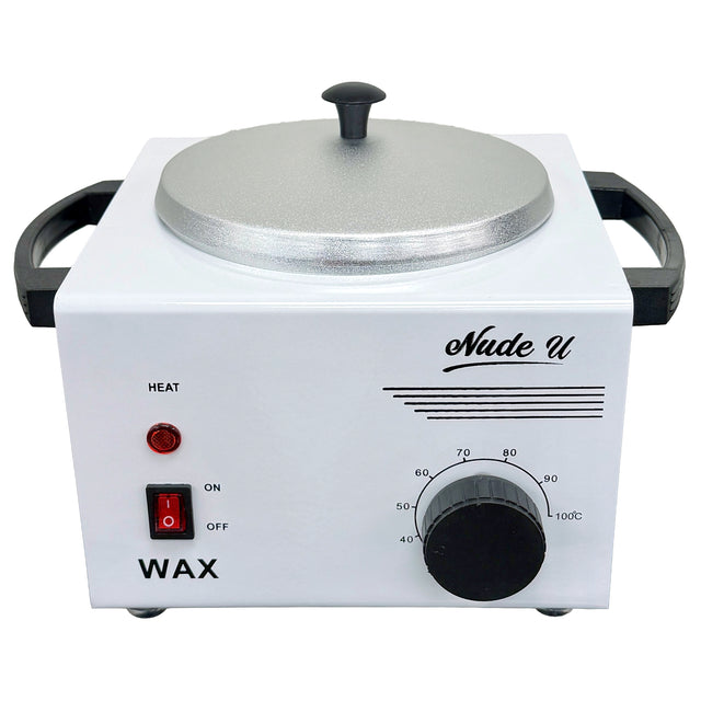 Main image of the 500-gram NudeU Professional Wax Warmer