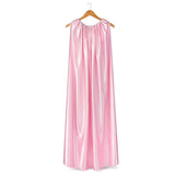 Main image of the luxurious pink Yoni Steam Gown from NudeU.