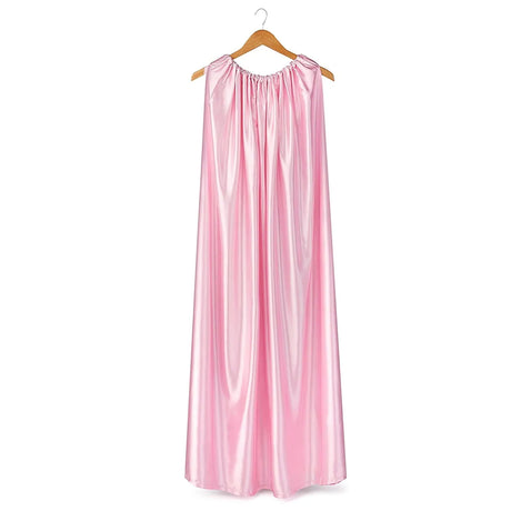 Main image of the luxurious pink Yoni Steam Gown from NudeU.