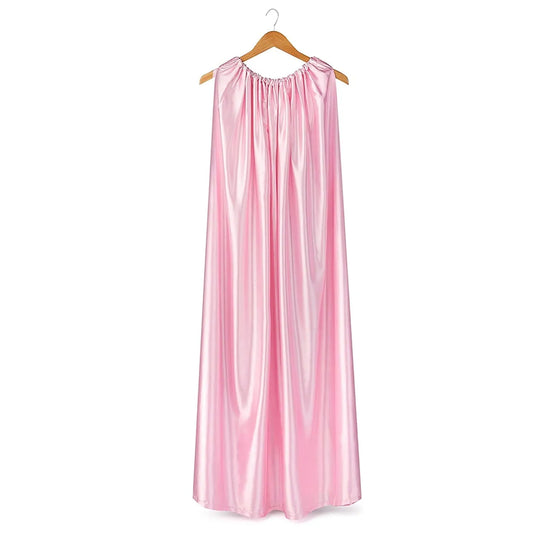 Main image of the luxurious pink Yoni Steam Gown from NudeU.