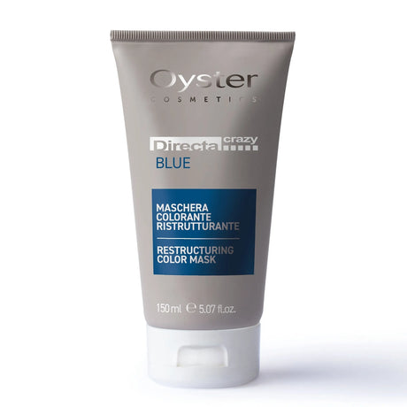 Vibrant blue shade of Oyster Directa Crazy hair color, offering a bold, temporary hue for creative and eye-catching salon color transformations.