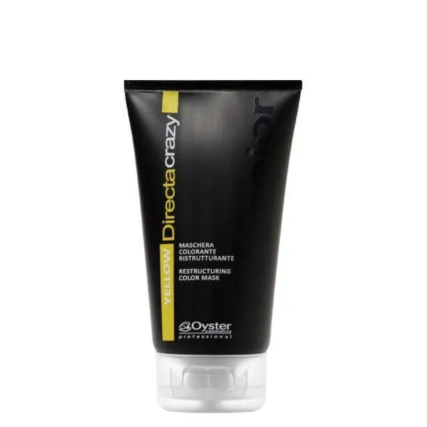 Vibrant yellow shade of Oyster Directa Crazy hair color, offering a bold, temporary hue for creative and eye-catching salon color transformations.