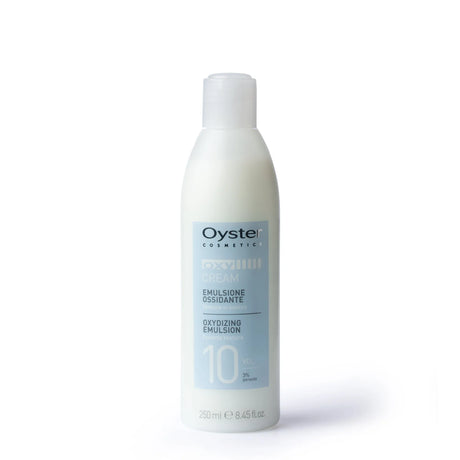 Main image of Oyster Oxy Cream Developer 10 Vol. 3% Peroxide Oxidizing Emulsion 250-milliliter bottle.