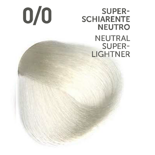 Perlacolor No Ammonia 0/0 Neutral Super Lightener Professional Hair Color 100 ml - permanent hair dye for salon use.