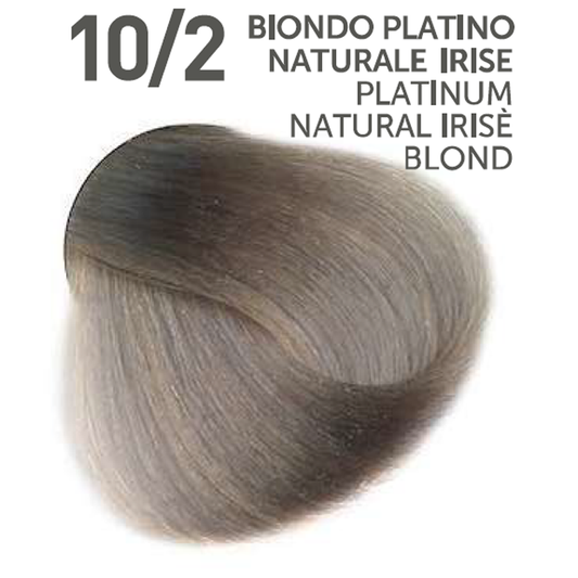 Perlacolor No Ammonia 10/2 Platinum Natural Irise Blond Professional Hair Color 100 ml - permanent hair dye for salon use.