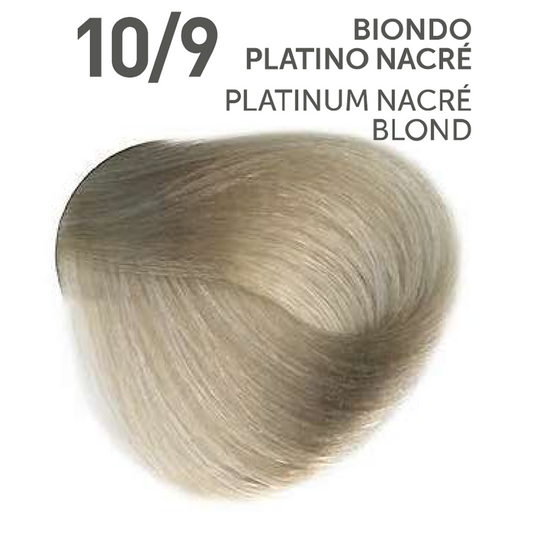 Perlacolor No Ammonia 10/9 Platinum Nacre Blond Professional Hair Color 100 ml - permanent hair dye for salon use.