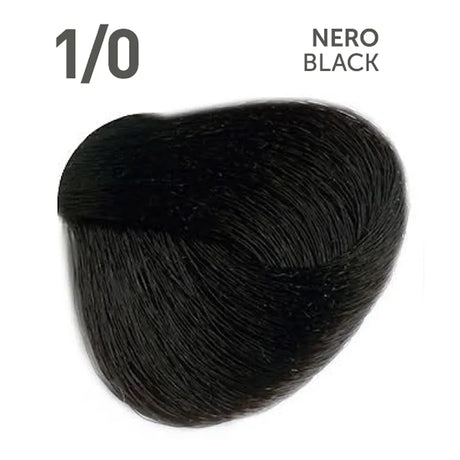 Main image of the Perlacolor No Ammonia 1/0 Black Permanent Color - 100 mL sold exclusively at Salon and Spa Wholesaler
