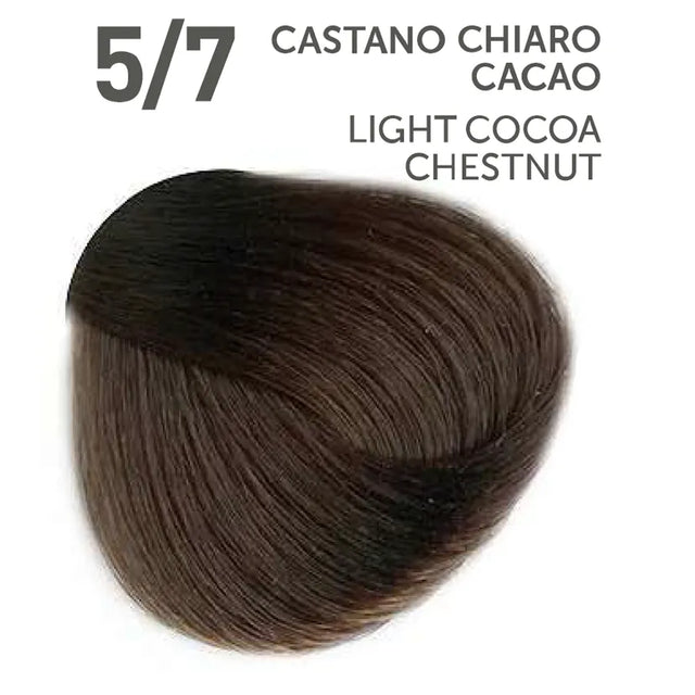 Main image of the Perlacolor No Ammonia 5/7 Light Cocoa Chestnut Permanent Color - 100 mL sold exclusively at Salon and Spa Wholesaler