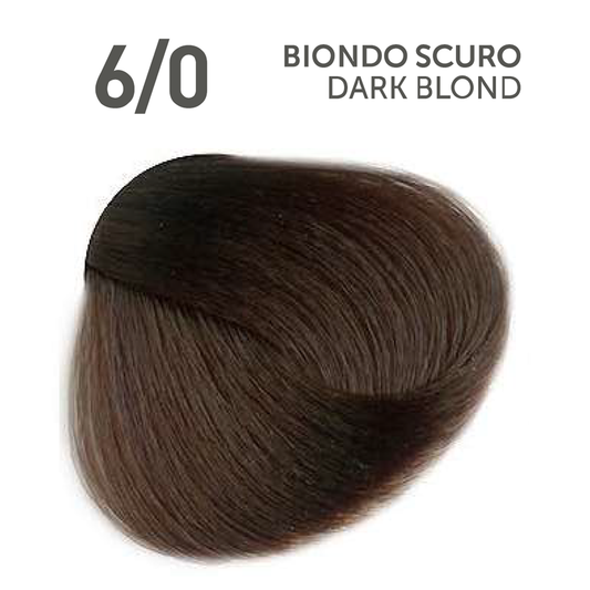 Perlacolor No Ammonia 6/0 Dark Blond Professional Hair Color 100 ml - permanent hair dye for salon use.