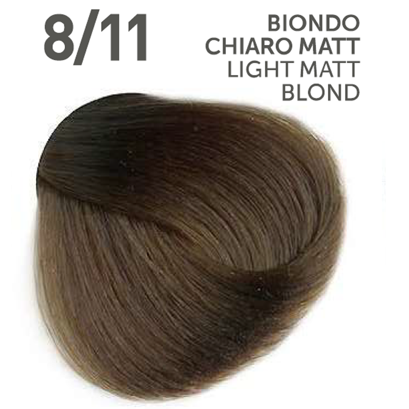Perlacolor No Ammonia 8/11 Light Matt Blond Professional Hair Color 100 ml - permanent hair dye for salon use.