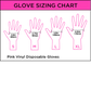 Pink Vinyl Gloves | Small | 100 Pack | 109DG-S | COLORTRAK Foil COLORTRAK 