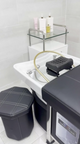 Video highlights the features of the black SSW 611-1NM Japanese Head Spa Massage Bed