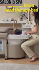Video highlights the features of the beige SSW 611-1NM Japanese Head Spa Massage Bed