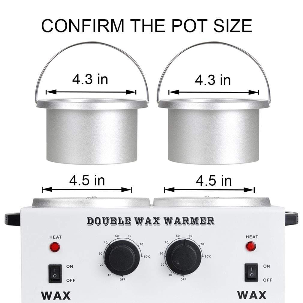 Professional Double Pot Adjustable Wax Warmer | NUDE U WAXING KITS & SUPPLIES NUDE U 