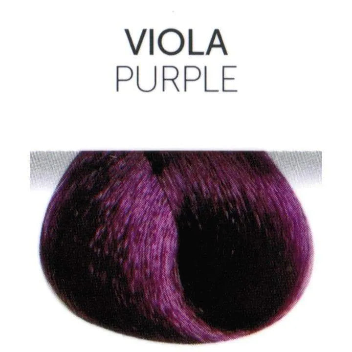 Perlacolor Purple Permanent Hair Dye 100 ml - Long-lasting color for salon treatments.