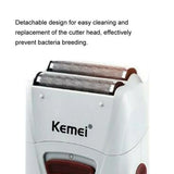 Reciprocating Electric Shaver | Titanium Foil Metal Tool Head | Kemei PERSONAL CARE KEMEI 