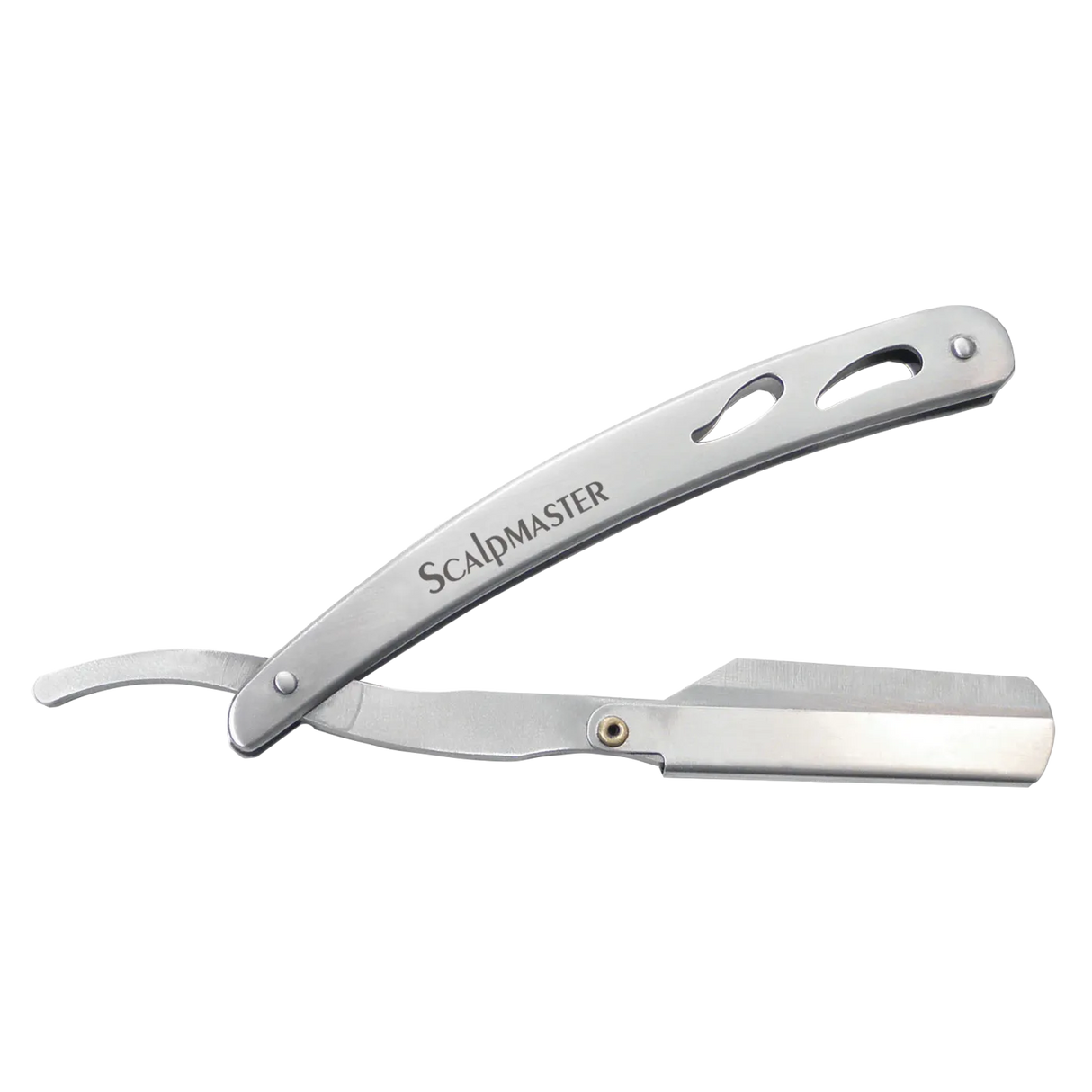 Scalpmaster straight razor on a white background
