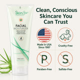 Images shows the features of the Step 4 Skin Spa Daily Moisturizer