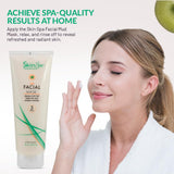 Images shows features of the Skin Spa Daily Facial Mud Mask
