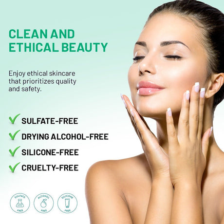 Image showing the features for the Skin Spa Daily Hydrating Facial Toner. 