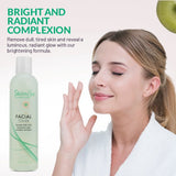 Image showing the features for the Skin Spa Daily Hydrating Facial Toner. 