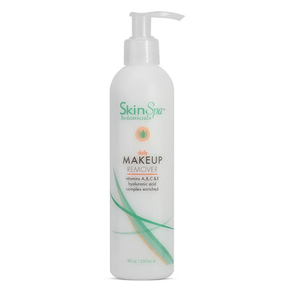 Image of the 8 fluid ounce bottle of Skin Spa Daily Makeup Remover. 