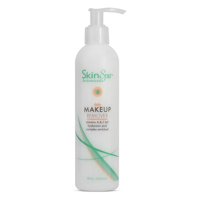 Image of the 8 fluid ounce bottle of Skin Spa Daily Makeup Remover. 