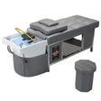 Image of the gray SSW 611-1NM Japanese Head Spa Massage Bed