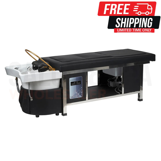Main image of the black SSW 611-4 Japanese Head Spa Massage Bed