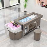 Image of the cashmere SSW 661-4 Head Spa Massage Bed in a spa settings