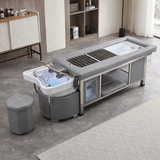 Image of the SSW 661-4 Head Spa Massage Bed in a spa setting.