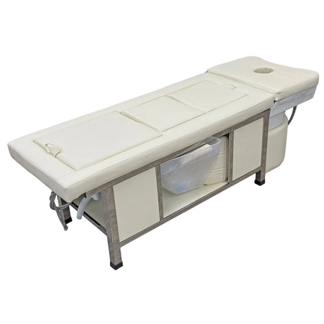 Main image of the light cream SSW 661-4 Head Spa Massage Bed