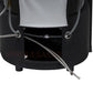 Water hook-ups on the black/black SSW 611-5C Japanese Head Spa Massage Bed. 