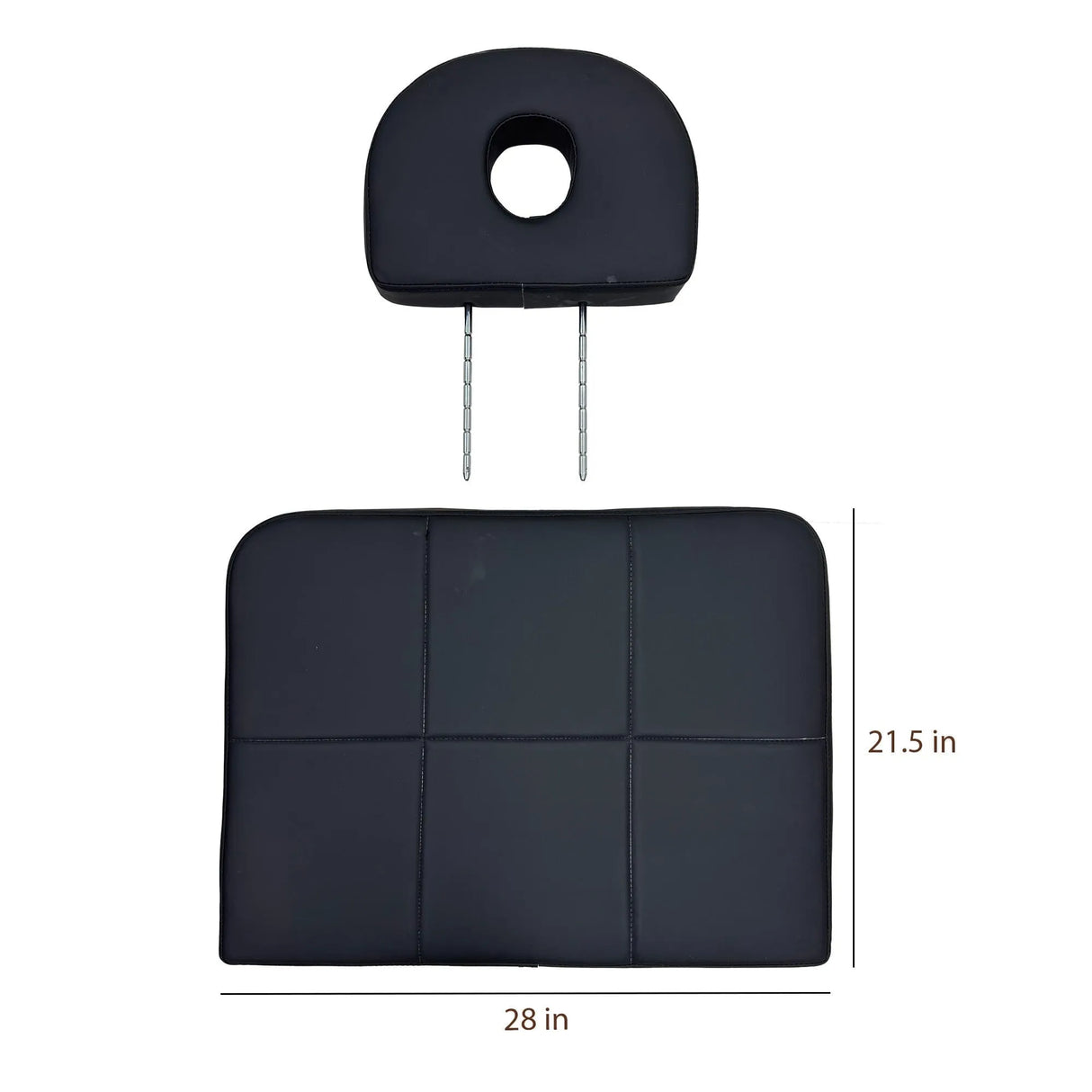 Dimensions of the SSW 61124 Padded Shampoo Bowl Cover