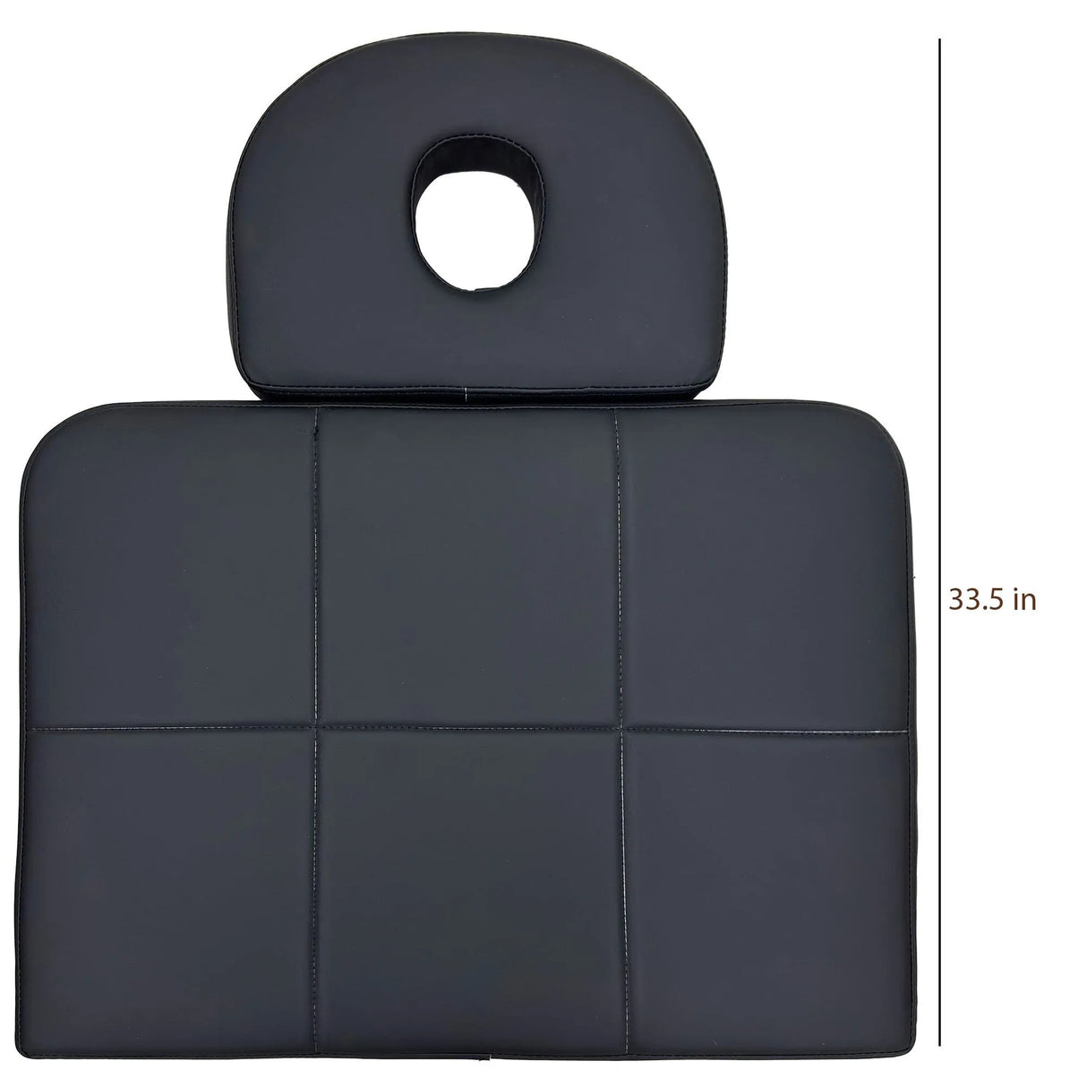 Overall length of the SSW 61124 Padded Shampoo Bowl Cover with face cradle